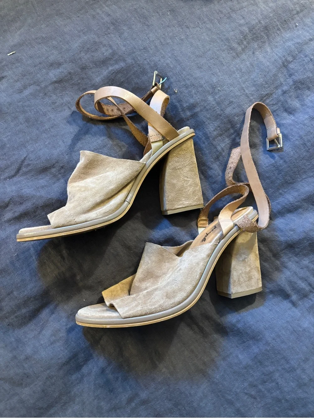 Free People Taupe See You There Heel